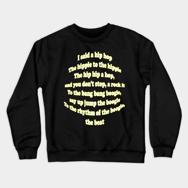 Rapper's Hiphop Crewneck Sweatshirt by Yoda